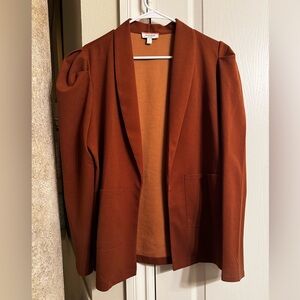 Elegant Rust Brown Women's Blazer
